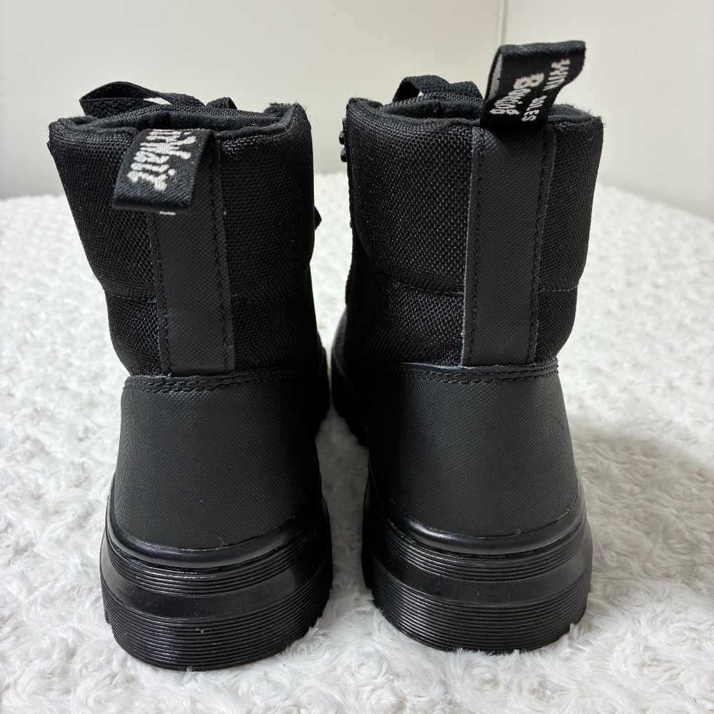Dr. Martens Black Combat Moto Boots - Picture 3 of 7